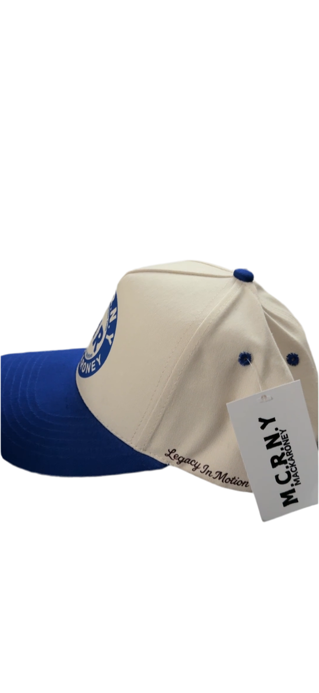 MCRNY MackaRoney Cap – Blue & White