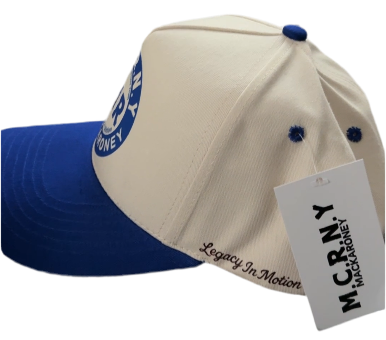MCRNY MackaRoney Cap – Blue & White