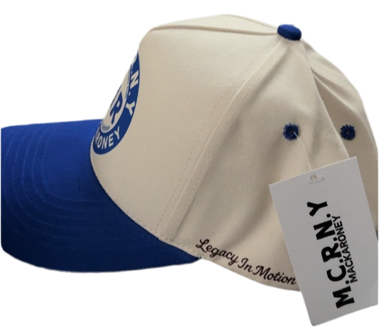 MCRNY MackaRoney Cap β Blue & White