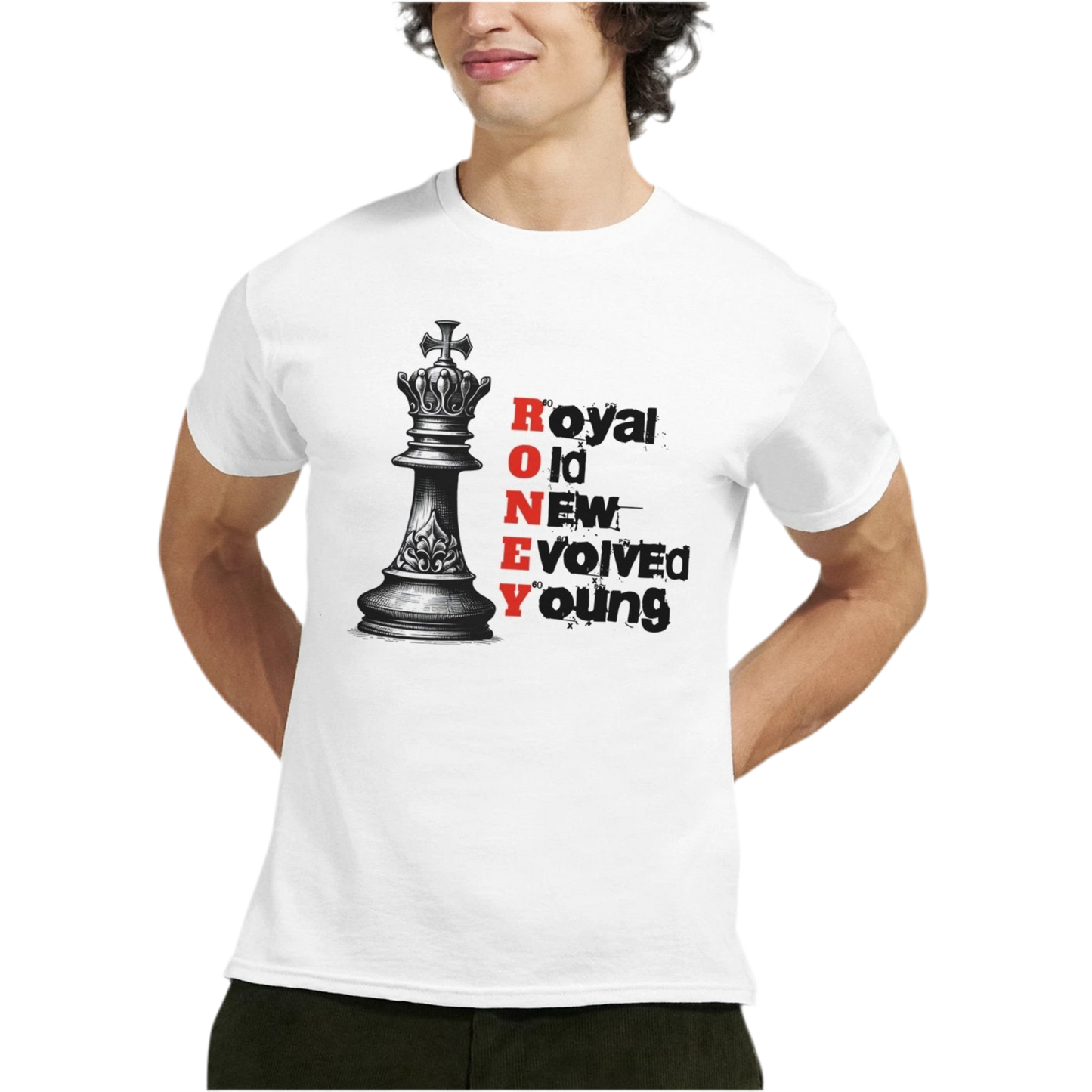 Tendaroney Mens Acronym Heavyweight Unisex Crewneck T-shirt