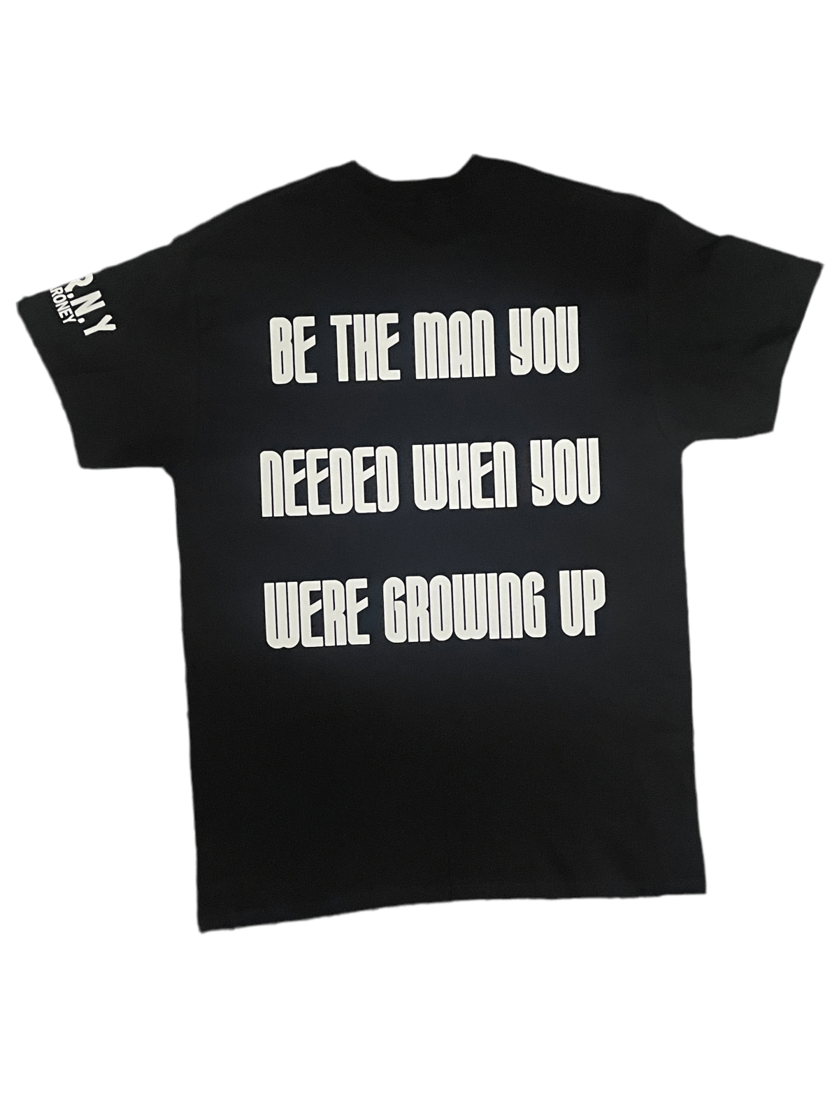 M.C.R.N.Y “Be the Man” Tee – Black & White Edition - MACKARONEYS - TENDARONEYS MR &TR INC