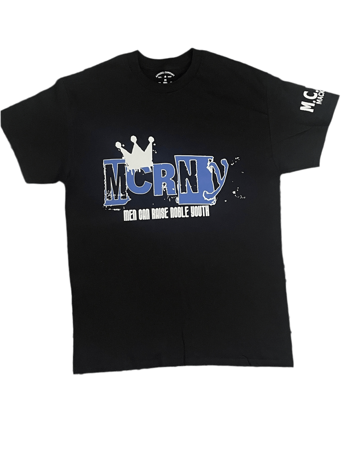 M.C.R.N.Y “Be the Man” Tee – Black & White Edition - MACKARONEYS - TENDARONEYS MR &TR INC