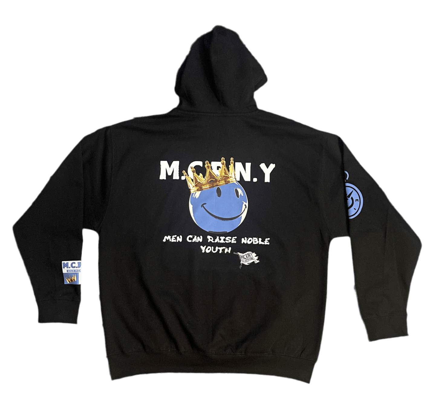 MCRNY “Crowned Smile” Premium Sweatsuit Hoodie - MACKARONEYS - TENDARONEYS MR &TR INC