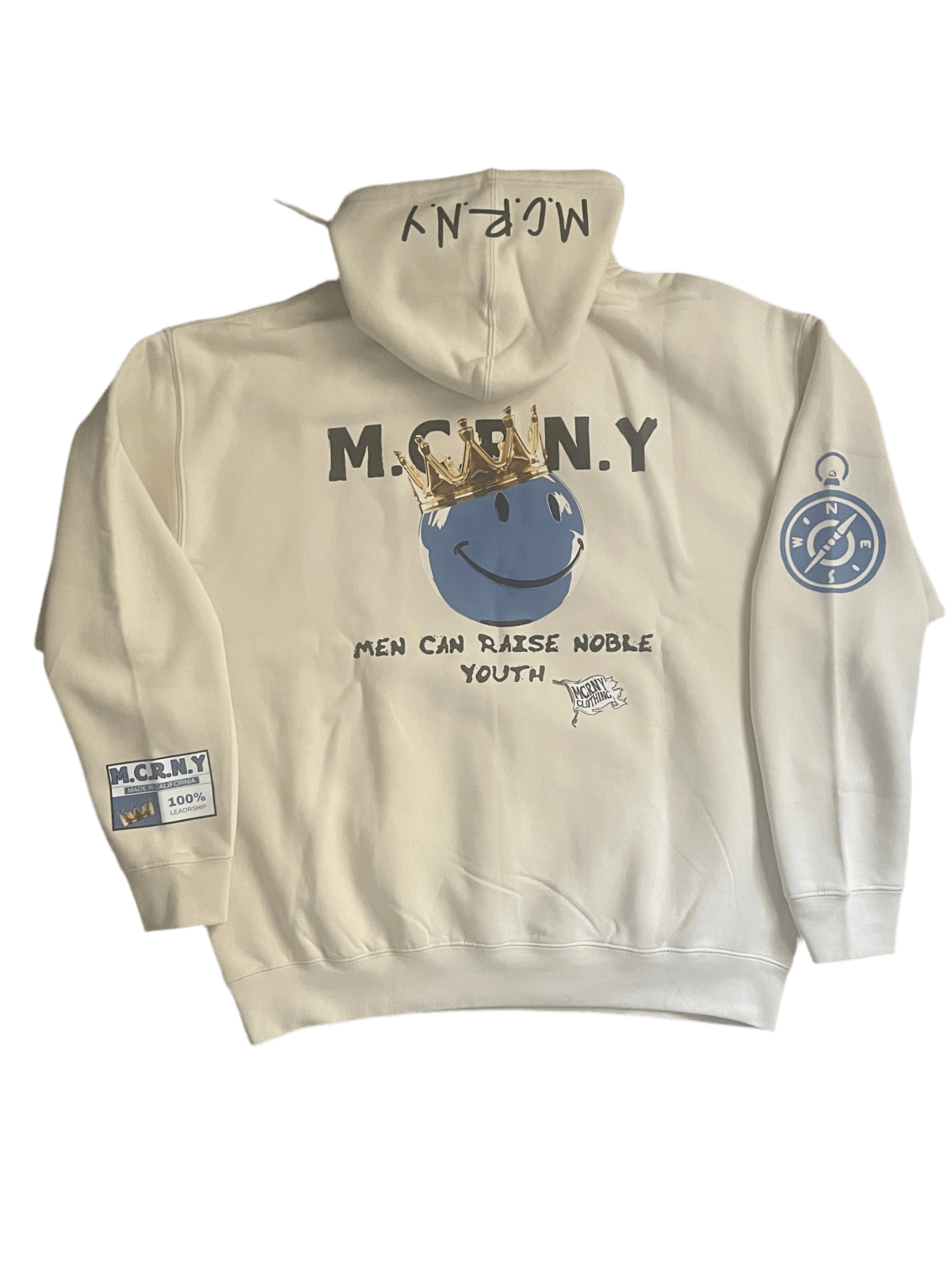 MCRNY “Crowned Smile” Premium Sweatsuit Hoodie - MACKARONEYS - TENDARONEYS MR &TR INC