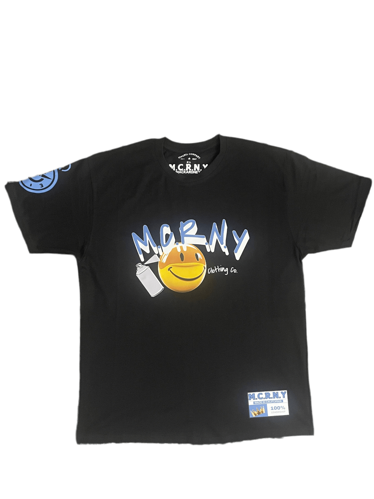 MCRNY “Crowned Smile” Tee - MACKARONEYS - TENDARONEYS MR &TR INC