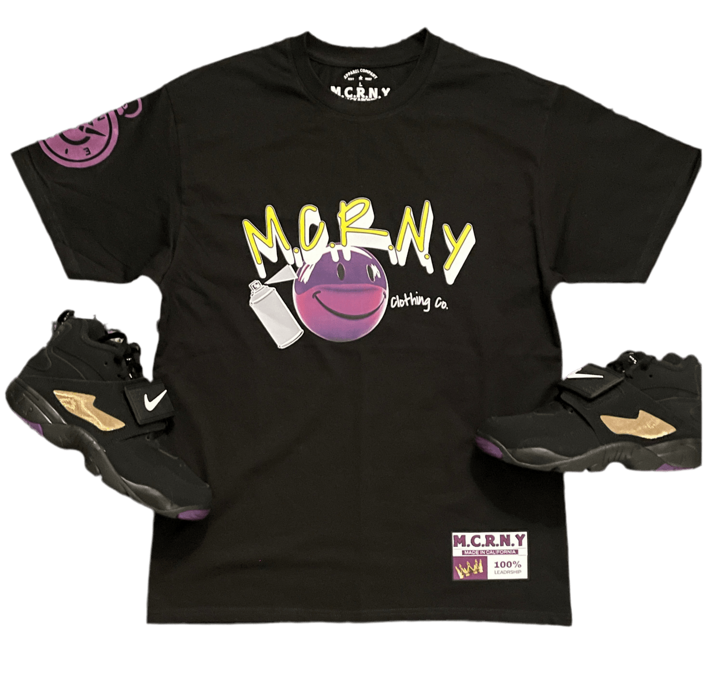 MCRNY “Crowned Smile” Tee - MACKARONEYS - TENDARONEYS MR &TR INC