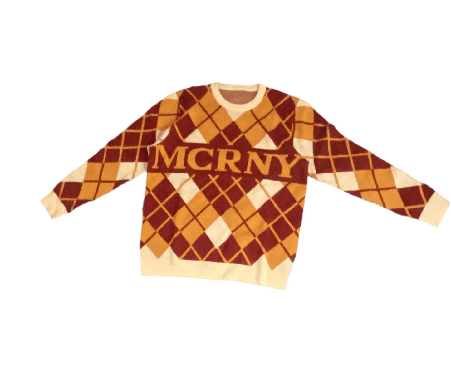 MCRNY Diamond Knit Sweater - MACKARONEYS - TENDARONEYS MR &TR INC