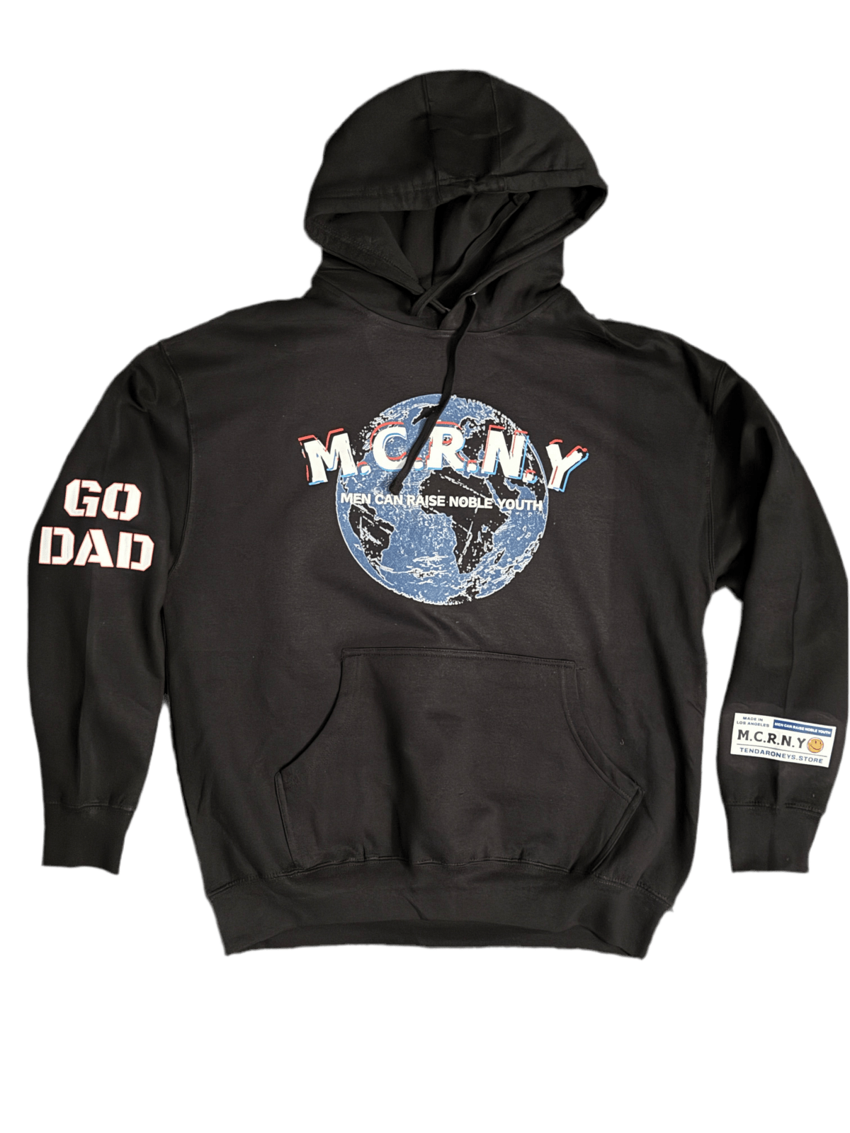 M.C.R.N.Y “Go Dad” Hoodie – Men Can Raise Noble Youth - MACKARONEYS - TENDARONEYS MR &TR INC