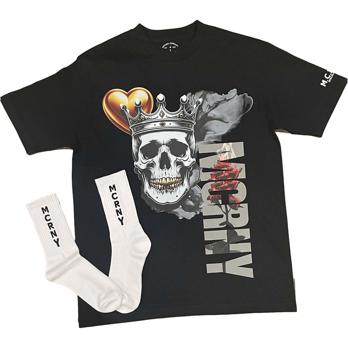 MCRNY King's "Burning Love" T Shirt - MACKARONEYS - TENDARONEYS MR &TR INC
