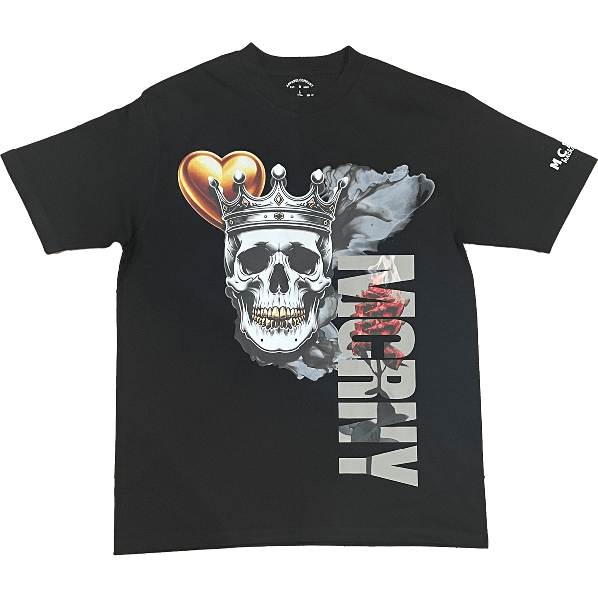 MCRNY King's "Burning Love" T Shirt - MACKARONEYS - TENDARONEYS MR &TR INC