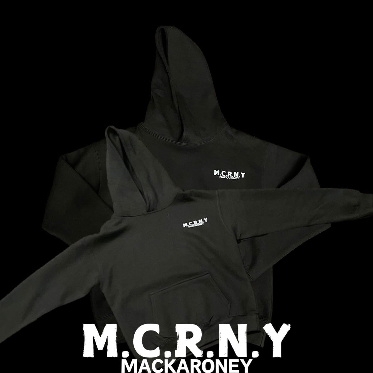 MCRNY Signature Pull Over / Zip Hoodie - MACKARONEYS - TENDARONEYS MR &TR INC