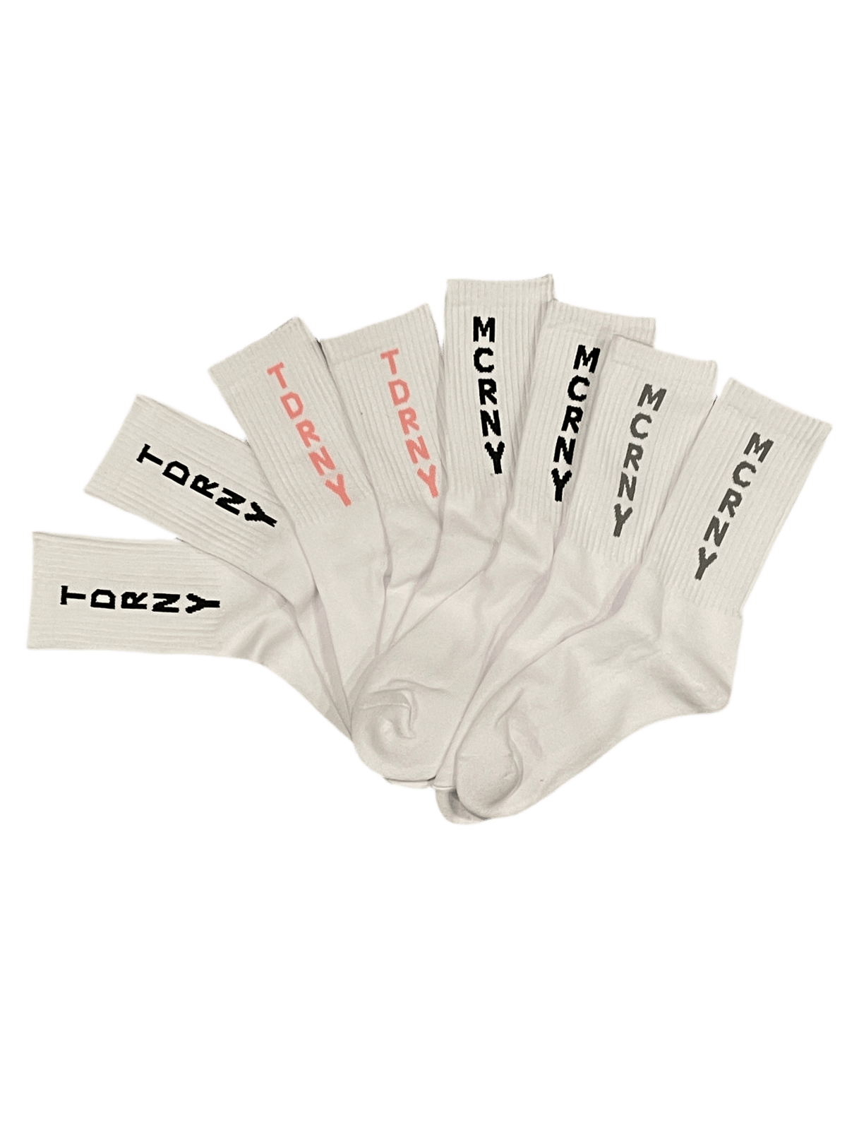 MCRNY Socks 3 for $20 - MACKARONEYS - TENDARONEYS MR &TR INC