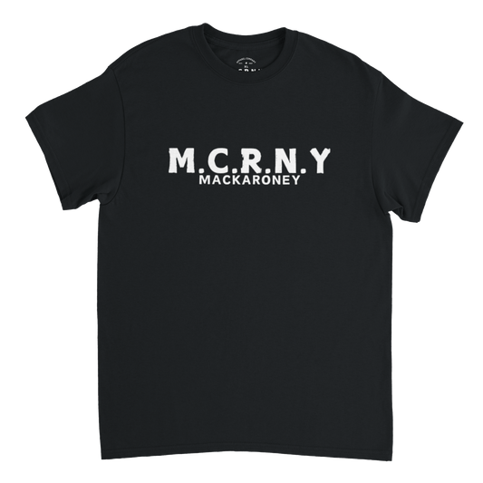 MCRNY T shirt - MACKARONEYS - TENDARONEYS MR &TR INC