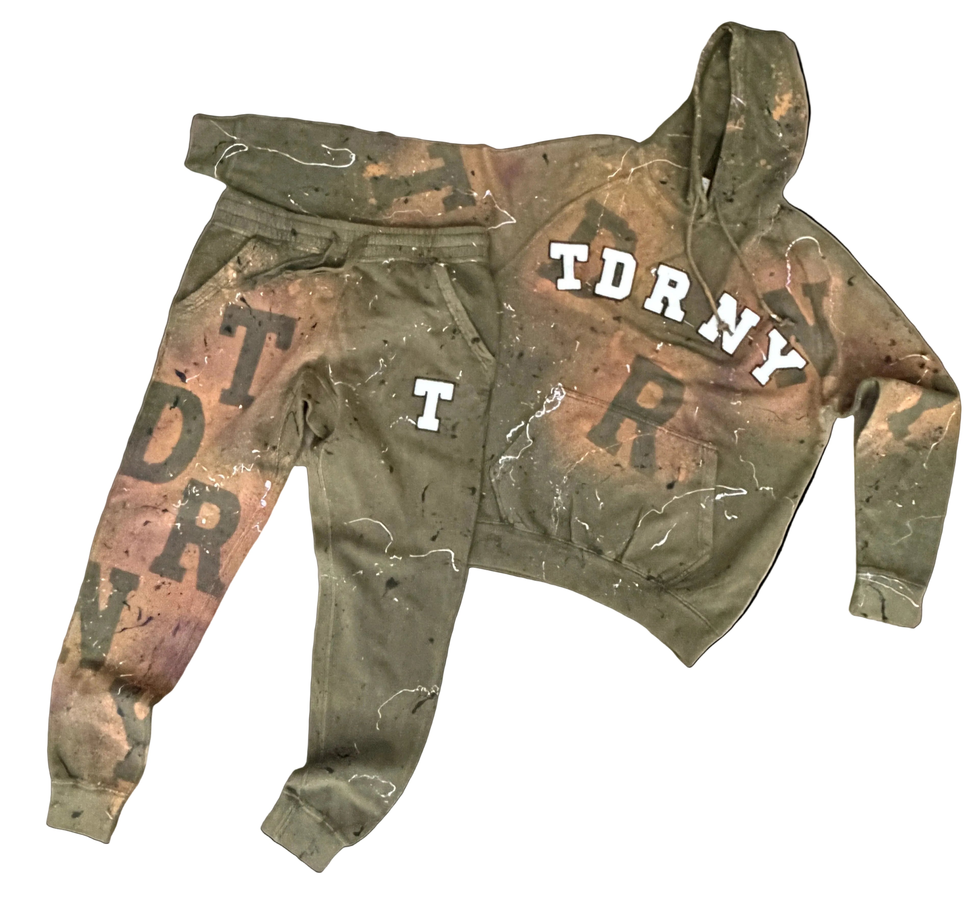 TDRNY Vintage Olive Sweatsuit