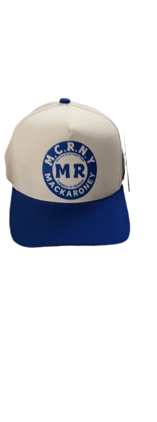 MCRNY MackaRoney Cap – Blue & White