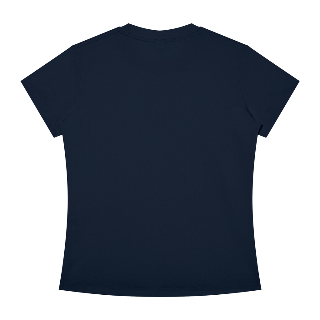 Women's Slim-Fit Cotton Blend Crewneck T-Shirt