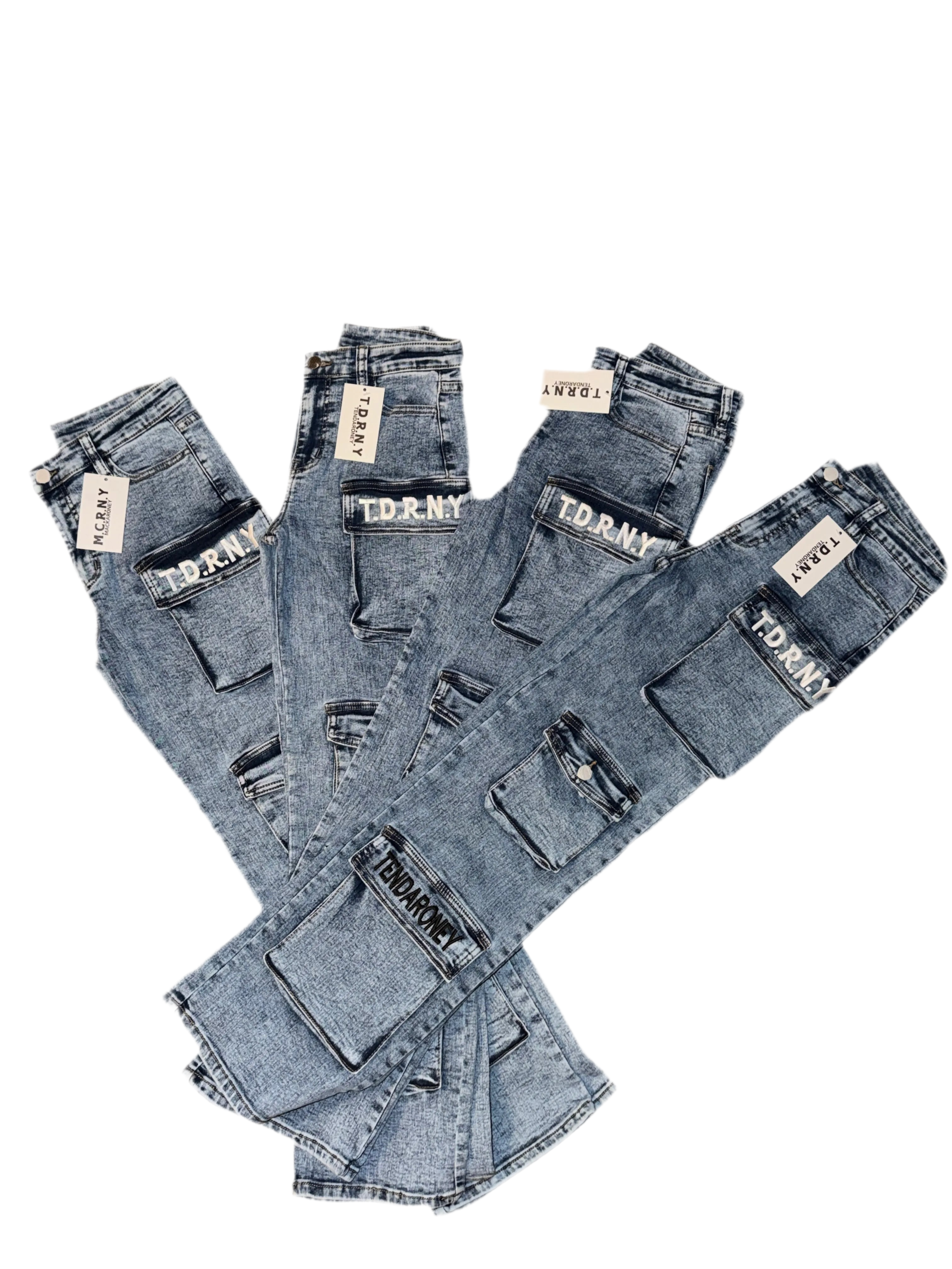 T.D.R.N.Y × TENDARONEY Cargo Denim