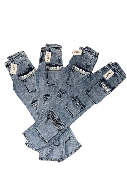 T.D.R.N.Y × TENDARONEY Cargo Denim