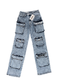 T.D.R.N.Y × TENDARONEY Cargo Denim