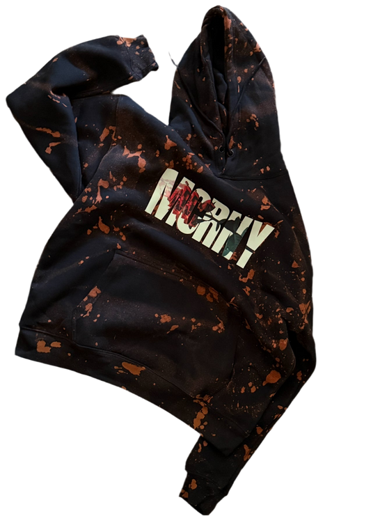 MCRNY tie dye hoodie – “I Grew Through What Tried to Bury Me” Edition