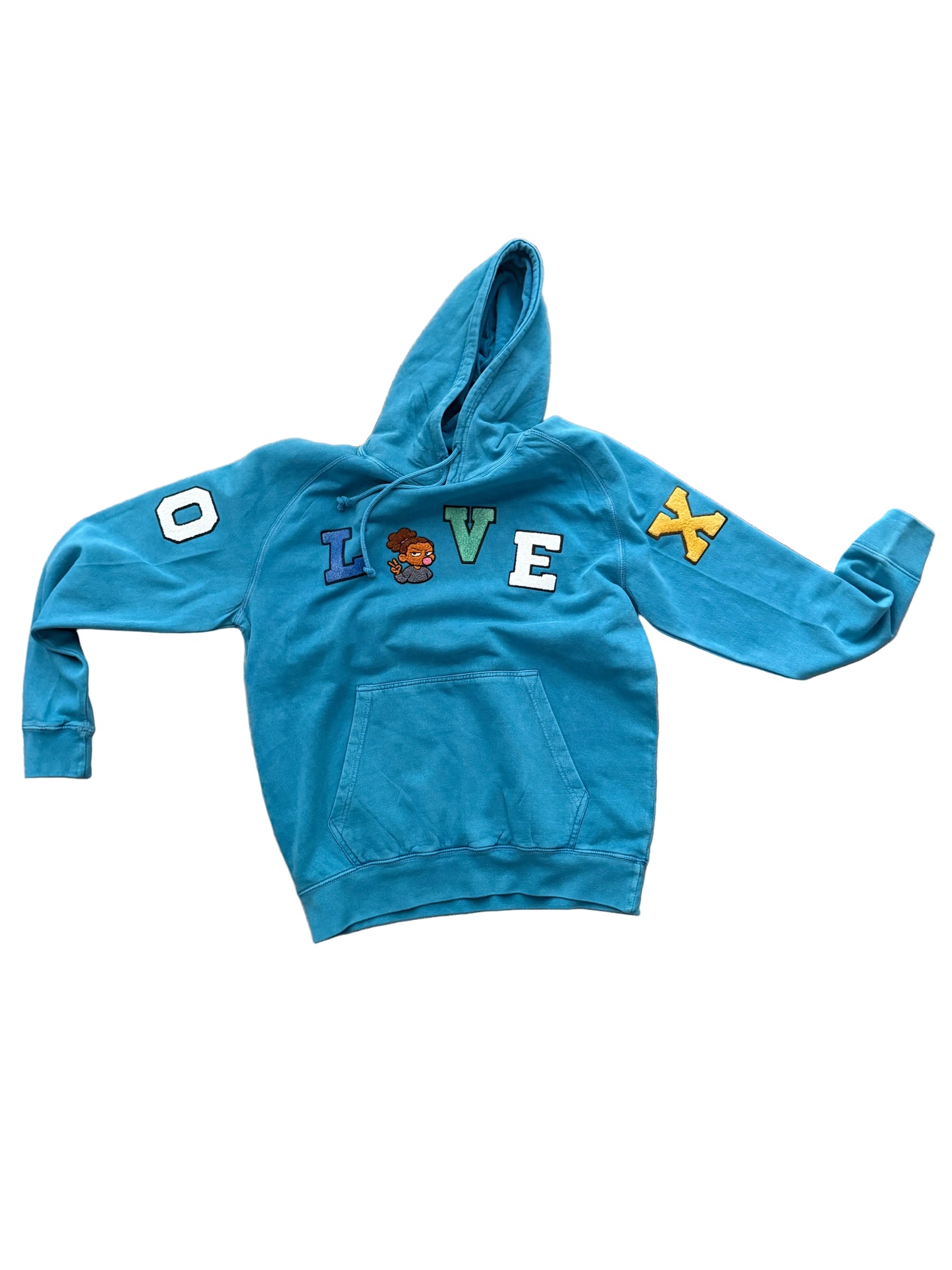 TDRNY “LOVE XO” Purple Hoodie