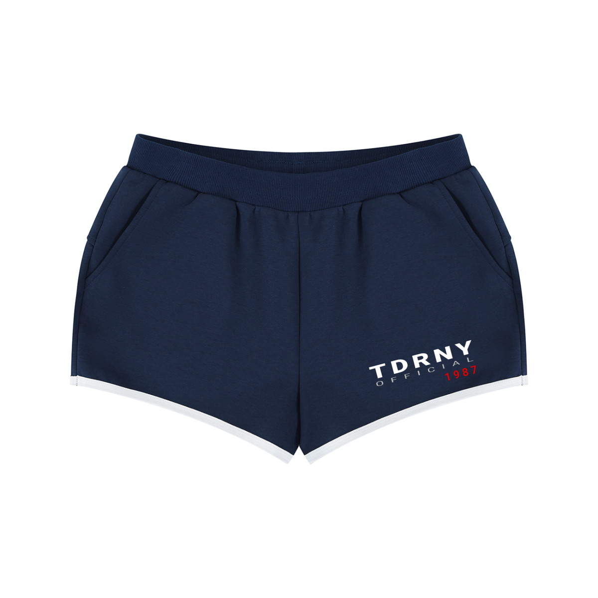 Women's Retro Contrast Binding Shorts