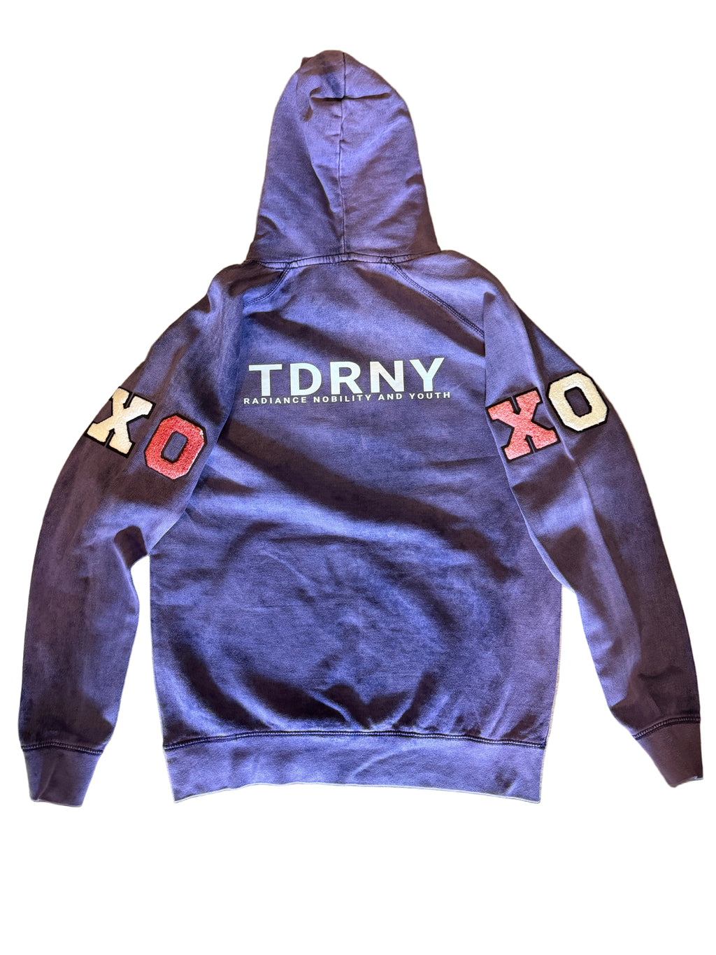 TDRNY “LOVE XO” Purple Hoodie