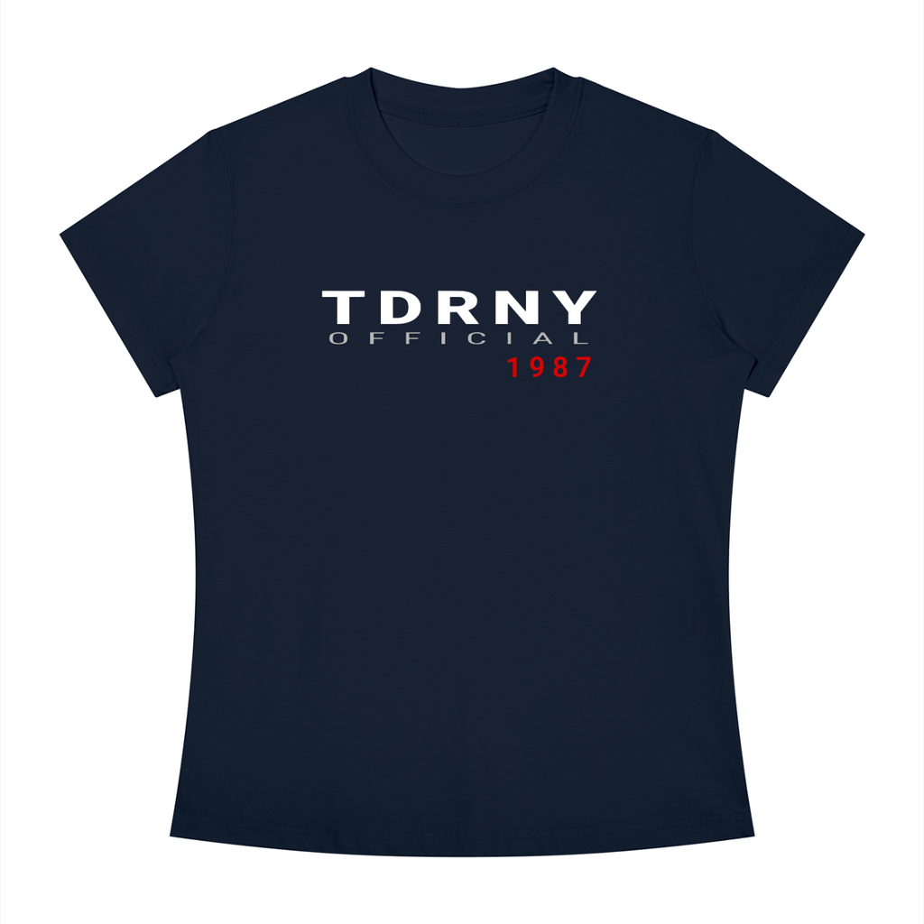 Women's Slim-Fit Cotton Blend Crewneck T-Shirt