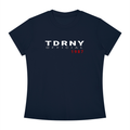 Women's Slim-Fit Cotton Blend Crewneck T-Shirt