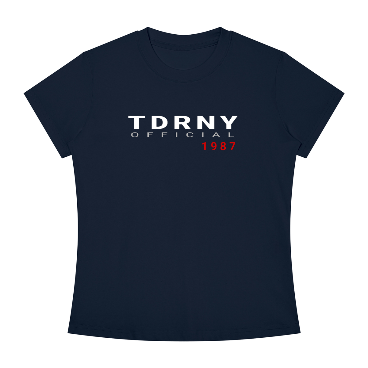 Women's Slim-Fit Cotton Blend Crewneck T-Shirt