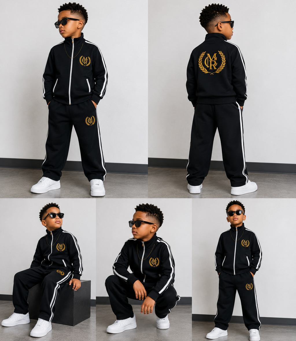 Kids’ Contrast Tape Coach Jacket