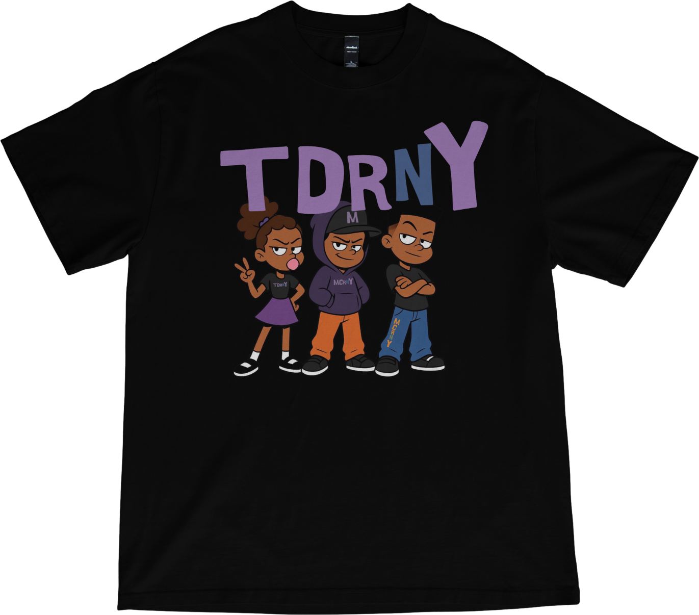 TALK DAT REAL “YOU KNOW WHAT” CHARACTER GRAPHIC TEE
