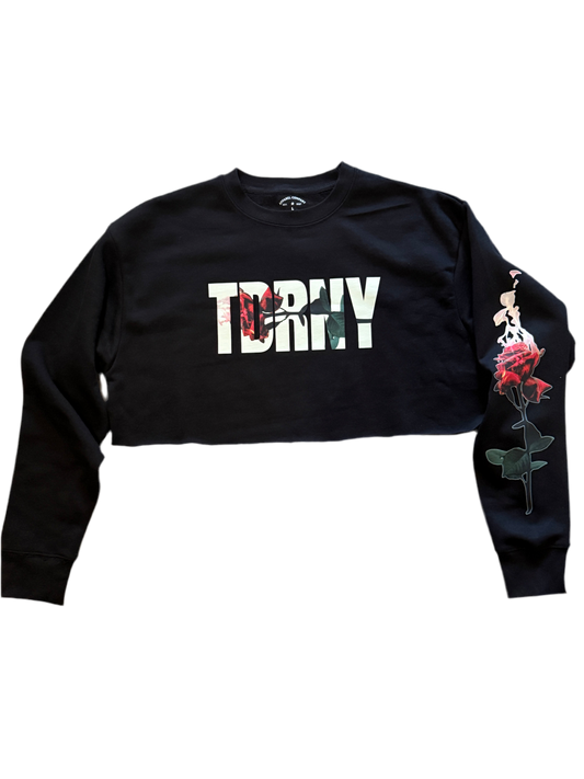TDRNY Crop Top Crewneck – “I Grew Through What Tried to Bury Me” Edition