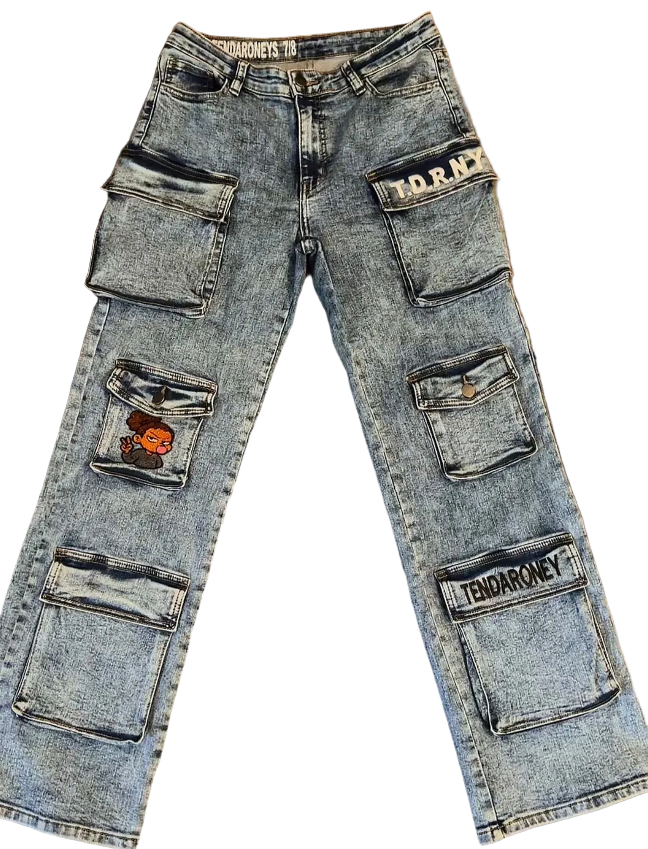 T.D.R.N.Y × TENDARONEY Cargo Denim
