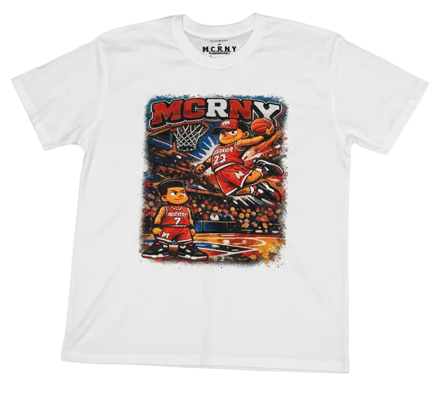 🏀 MCRNY “Court Legacy” Graphic T-Shirt