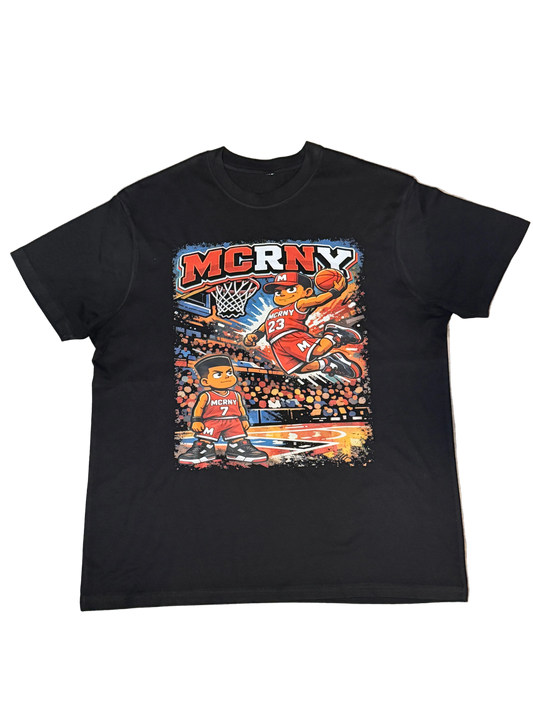 🏀 MCRNY “Court Legacy” Graphic T-Shirt