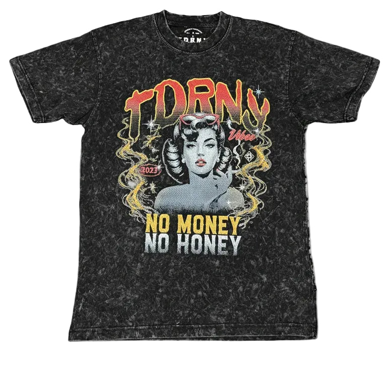 “No Money No Honey” Vintage Graphic Tee