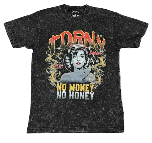 “No Money No Honey” Vintage Graphic Tee