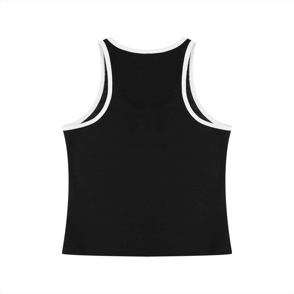 Women's Retro Contrast Binding Shorts
