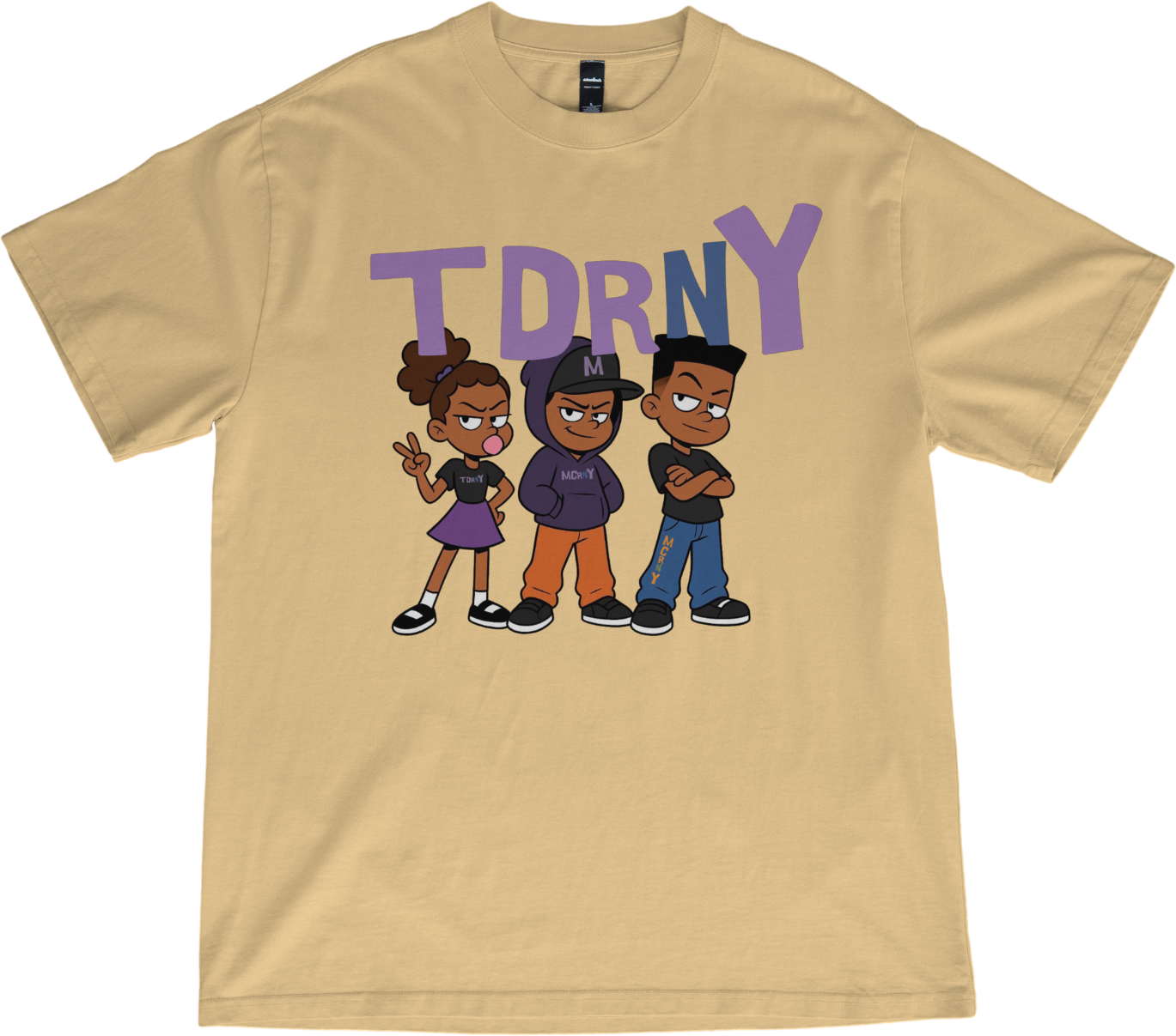 TALK DAT REAL “YOU KNOW WHAT” CHARACTER GRAPHIC TEE
