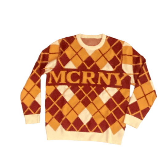 MCRNY Diamond Knit Sweater - MACKARONEYS - TENDARONEYS MR &TR INC