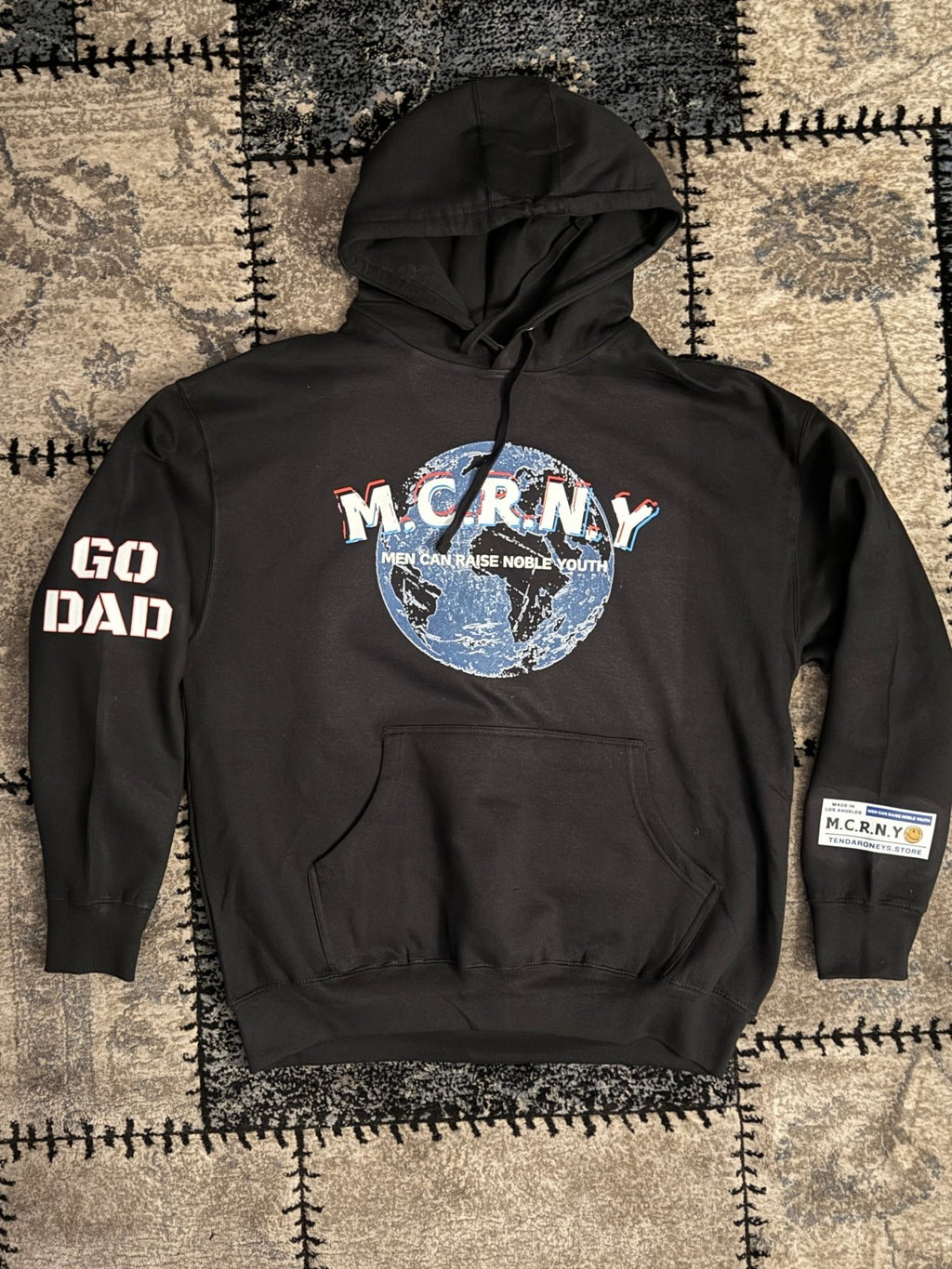M.C.R.N.Y “Go Dad” Hoodie – Men Can Raise Noble Youth - MACKARONEYS - TENDARONEYS MR &TR INC