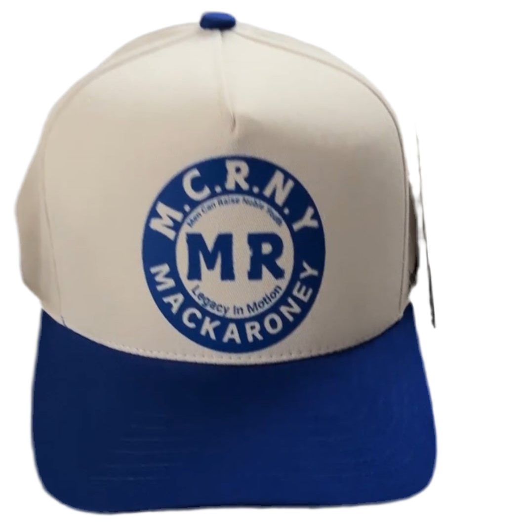 MCRNY MackaRoney Cap – Blue & White