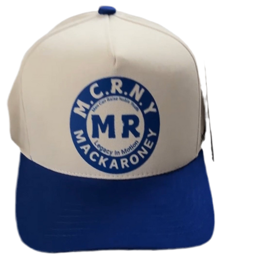 MCRNY MackaRoney Cap – Blue & White