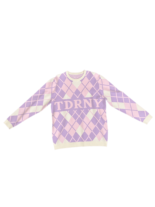 TDRNY Diamond Knit Sweater - MACKARONEYS - TENDARONEYS MR &TR INC
