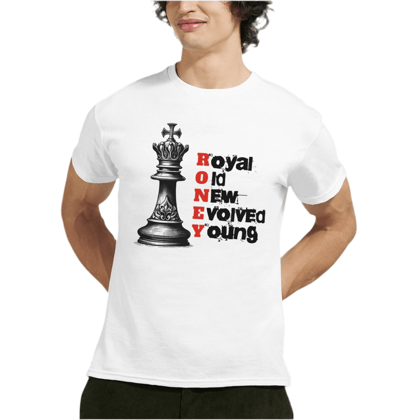 Tendaroney Mens Acronym Heavyweight Unisex Crewneck T-shirt - MACKARONEYS - TENDARONEYS MR &TR INC