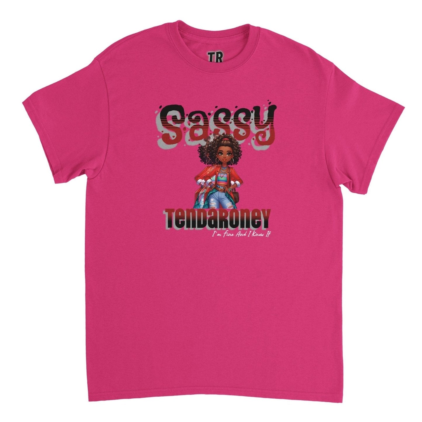 Tendaroney Teens Sassy Heavyweight Unisex Crewneck T-shirt - MACKARONEYS - TENDARONEYS MR &TR INC