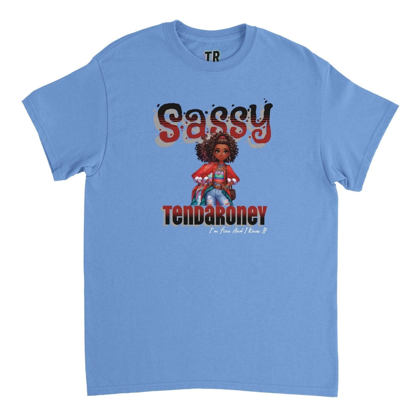 Tendaroney Teens Sassy Heavyweight Unisex Crewneck T-shirt - MACKARONEYS - TENDARONEYS MR &TR INC