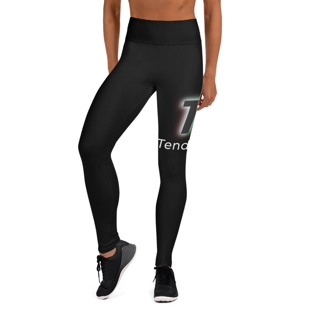 TR Large Print Yoga Leggings - MACKARONEYS - TENDARONEYS MR &TR INC