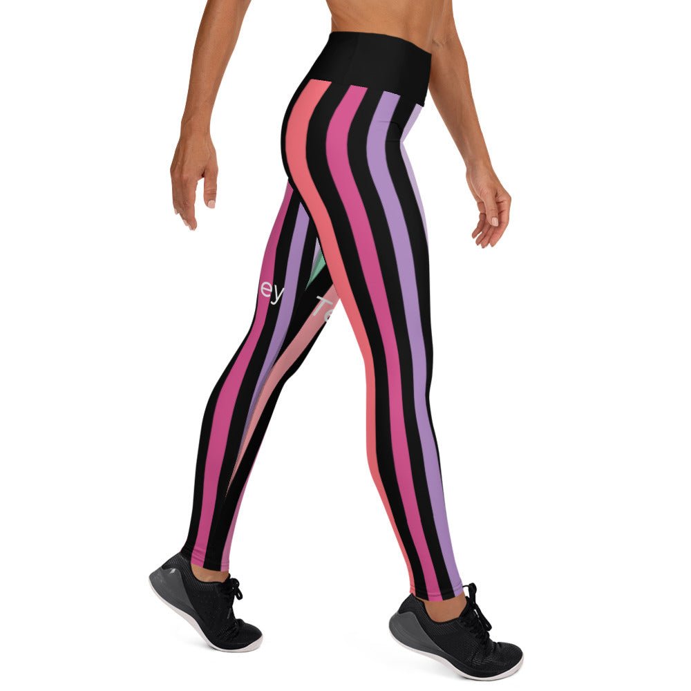 TR Large Print Yoga Leggings - MACKARONEYS - TENDARONEYS MR &TR INC